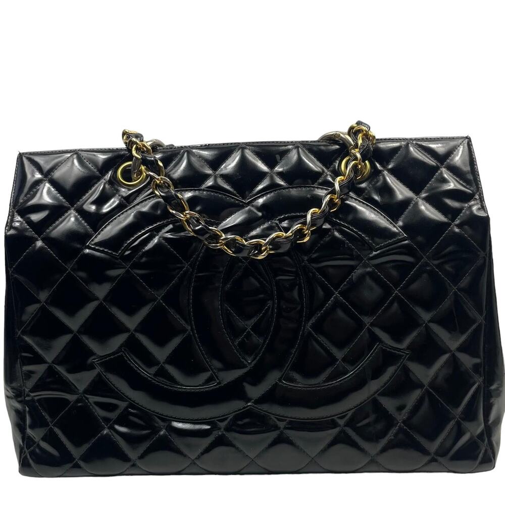 💎✨BEAUTIFUL✨💎Authentic Chanel Tote Leather Bag Black